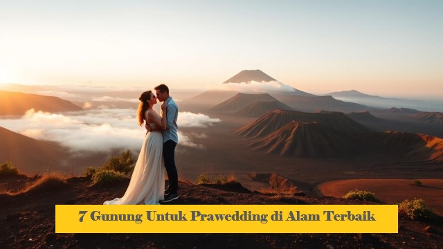 7 Gunung Untuk Prawedding di Alam Terbaik